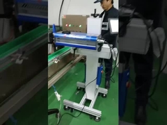 Standar 10,6um panjang gelombang Co2 Laser Marking Machine untuk 110mm × 110mm Marking Range