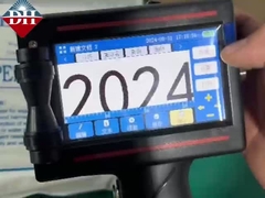 Printer Inkjet Handheld Portable dengan layar sentuh 4,3 inci dan kartrid pengeringan cepat